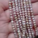 3mm Pearl Beads - Baroque Pearl Beads - Freshwater Pearl Beads - 13.5 inch Full strand - Round Gemstone Beads