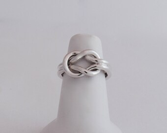 Sterling Silver Boat Knot Ring
