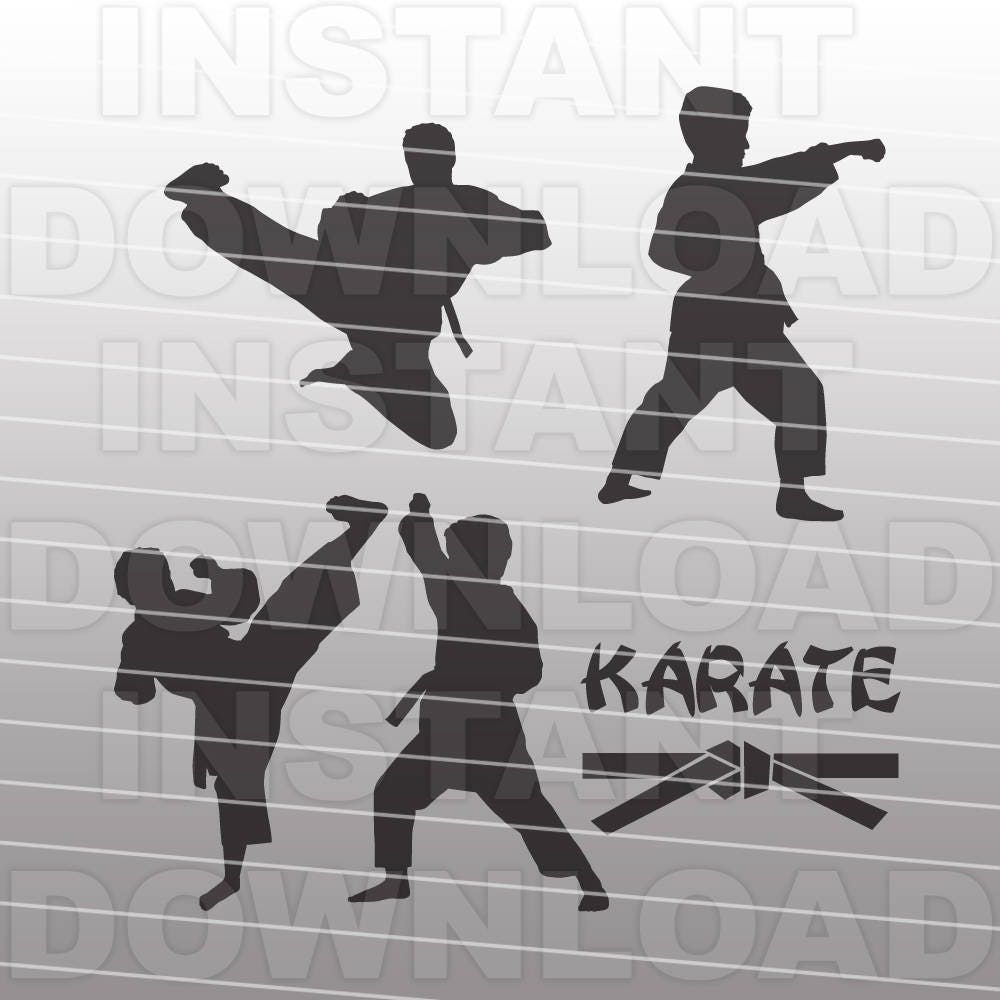 Boys Karate SVG File Martial Arts SVG File-Vector Clip