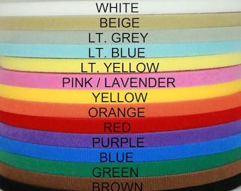 Ultra thin VELCRO® brand double sided hook and loop tape 3 yards 3/8'', 1/2", 5/8", 3/4", 1", 1 1/2", 2", 3", 4" wide doll clothes dresses