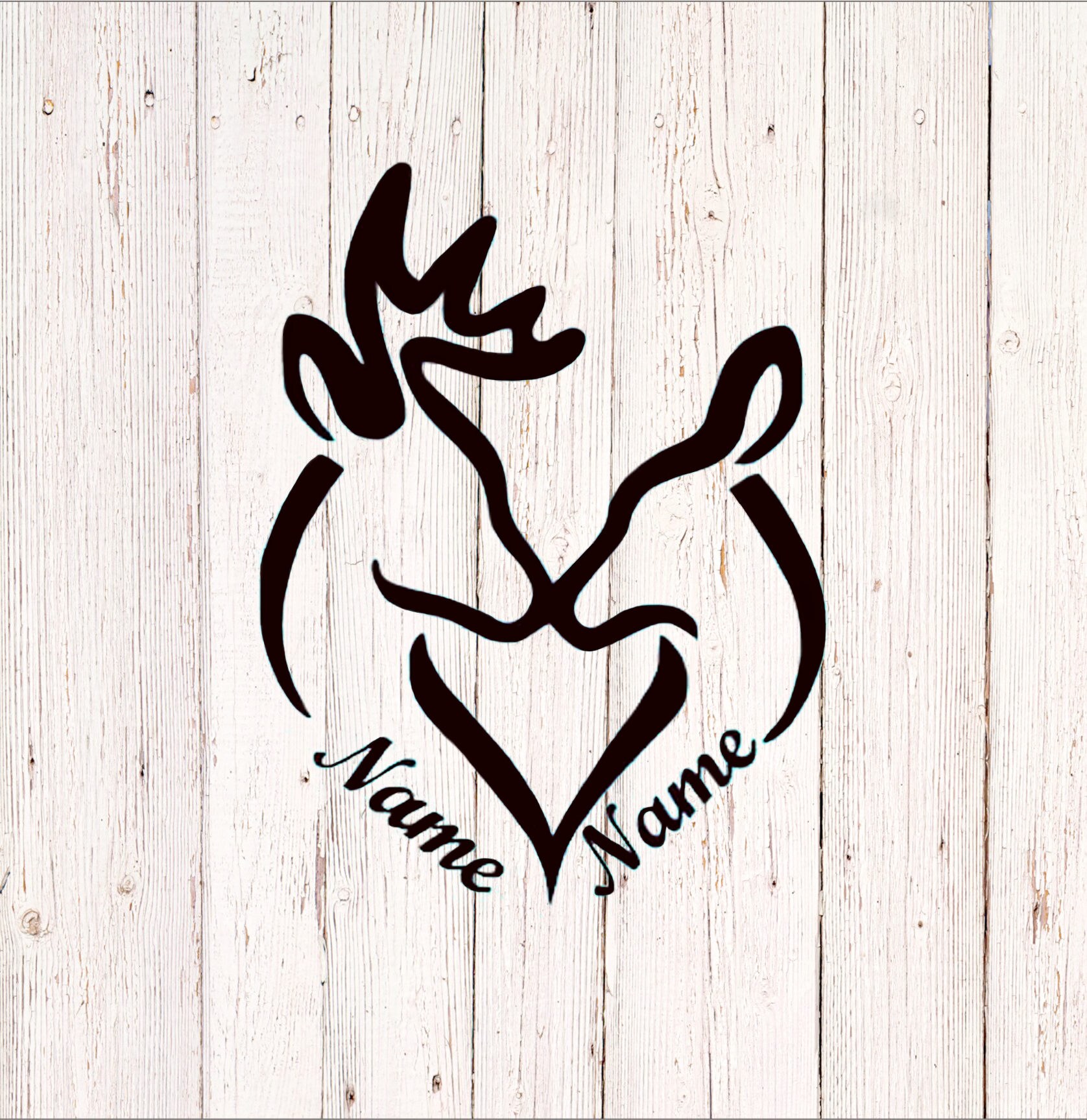 Deer Head Decal Yeti Decal Deer Stickers His And Hers 5745