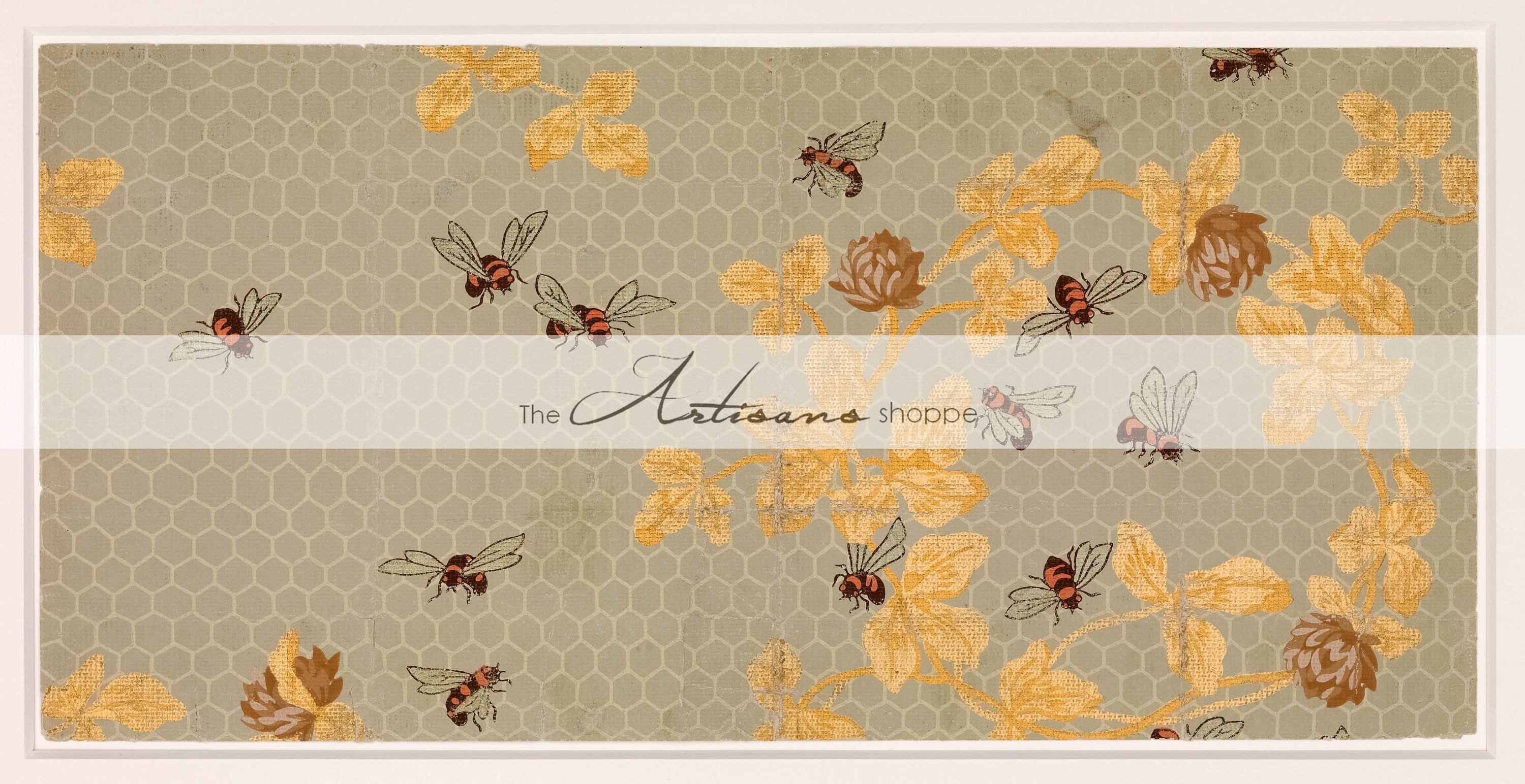 Download Honey Bees Comb Bee Antique Vintage Wallpaper Art Design Image