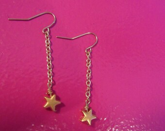 Dangling Stars Earrrings