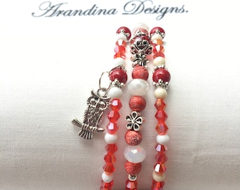 38mm Red/White I Watch band