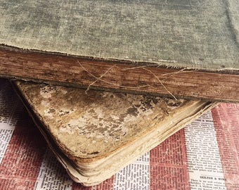 Antique Books, Vintage Books, Retro Books, Well Worn Old Books, Vintage Books for Decor