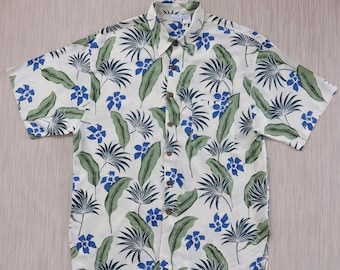 PRINCESS CRUISES Hawaiian Shirt Men Luxury Cruise Vacation Aloha Shirt Tropical Print Casual Wear Vintage Camp - XL - Oahu Lew's Shirt Shack