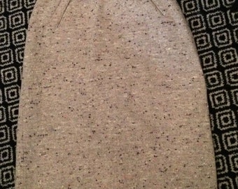 1950s sportempos fleck pencil skirt wiggle skirt pockets