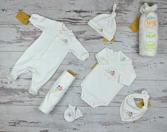Gender Neutral Baby Clothing, Newborn Hospital Outfit, New Daddy Gift, Take Home Outfit, Newborn Baby Outfit, Baby Fashion Clothing