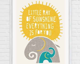 Little Ray of Sunshine Fine Art Print