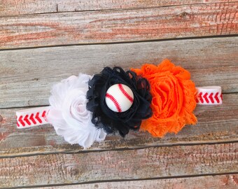 Detroit Tigers Headband/Baseball Headband/Headband/Tigers/Baseball/Tigers Headband/Tigers Baseball/Baby Headband/Newborn Headband/Baby Girl