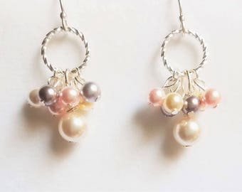Swarovski Pearl Dangling Earrings