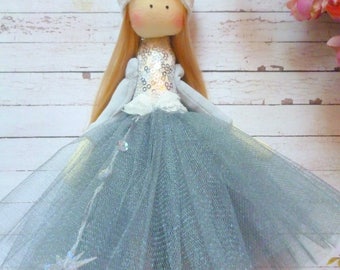 Princess doll, Fabric Doll, Cute doll, Textile doll, Soft toy, Cloth doll, Gift Idea, Rag Doll, Handmade Doll, Tilda doll, Home Decoration