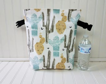 Lunch Bag Cactus - Lunch Bag - Lunch Bag for Women - Cactus Bag - Lunch Bag Insulated - Lunch Bag Tote