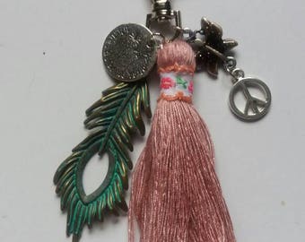 Wishes do come true, handmade purse/bag embellishment.