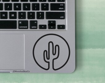 Cactus Circle , Laptop Stickers, Laptop Decal, Macbook Decal, Car Decal, Vinyl Decal