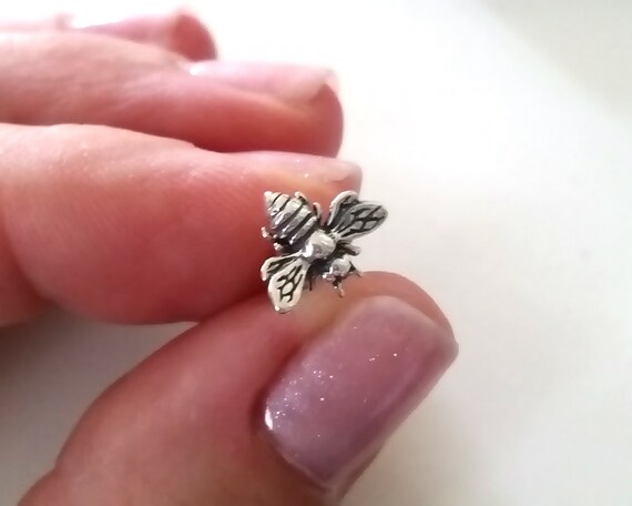 Honey Bee Stud Earrings Bee Jewelry Bumble Bee Studs
