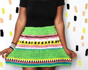 S/S 17. The Dulcet Crochet Skirt Pattern. Intant Download!