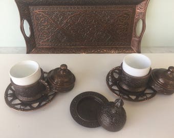 Turkish Coffee Set | Etsy