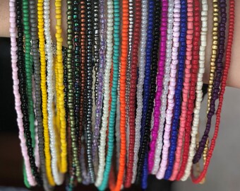 Seed Bead Choker 15" Multiple Colors Beaded Choker Beaded Necklace Gifts Under 10 Choker Under 10 Custom Choker Custom Necklace Gift For Her