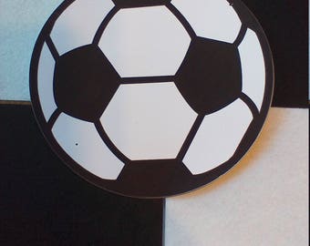 5 Pack of Color Cardstock Soccer Ball