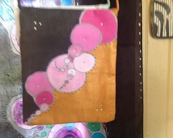 Hand painted purse