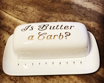 Is Butter a Carb - Butter dish