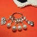 6 Pac Man crochet stitch markers, holders, keepers - ready to ship