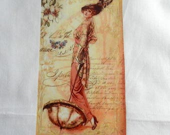 Beautiful lady transfer of the belle epoque fashion No. 5