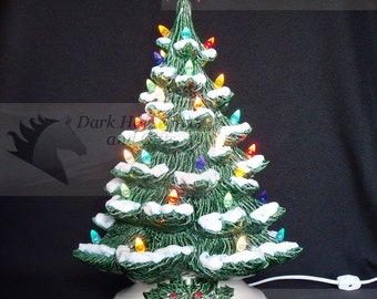 Classic Ceramic Christmas Tree 19 Inches