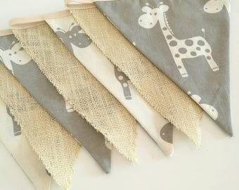 Fabric bunting / garland / flags / nursery decor