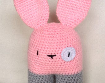 Crochet Bunny Rabbit Handmade Animal Wool Soft Toy Gift