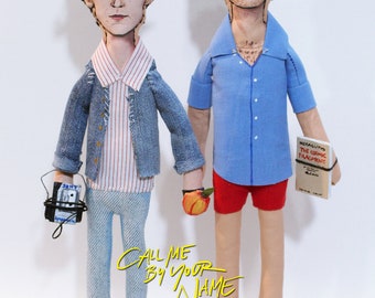 Elio & Oliver, Call Me by Your Name - Art Dolls - original art - figurative art - collectible doll -