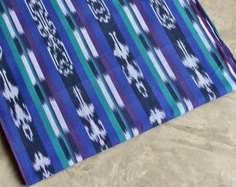 Striped Fabric (#63) - Tribal Fabric - Peruvian Fabric - 100% Cotton - 1 yard