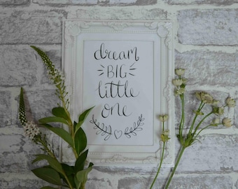 Nursery quote - 'Dream Big Little One'
