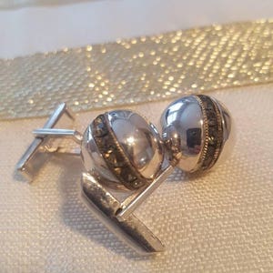 Vintage Marcasite Cuff Links