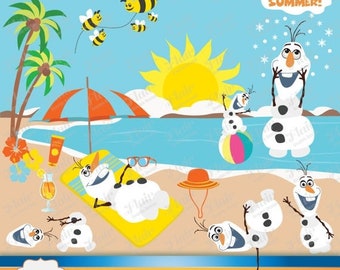 olaf clipart etsy