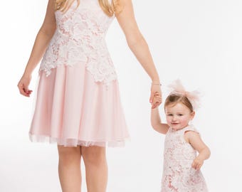 Mommy and Me Matching Dresses "Lilly" & "Lilly-Ann" / Mommy and Me Outfits