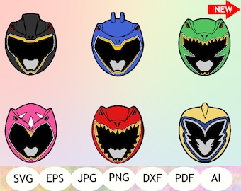 Download Power rangers svg | Etsy