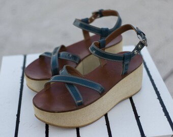 Vintage Prada Platform Sandals