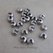 40 stainless steel crimp bead knot covers 4mm