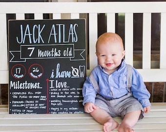 Monthly Baby Chalkboard