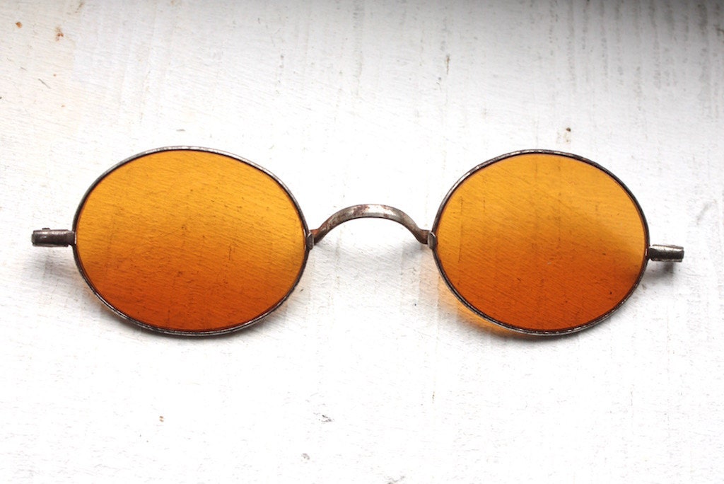 Rare Antique 1800s Sharpshooter Sunglasses // Rare Victorian