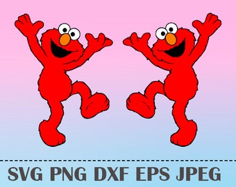 Download Elmo vector svg | Etsy