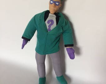 BATMAN RIDDLER 1998 DC Comics Plush Doll