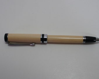 pen, ballpoint, holly, chrome