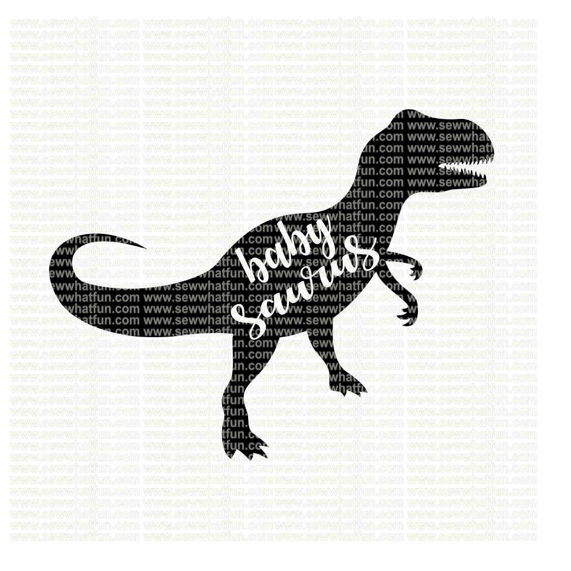 Baby Saurus SVG cutting file vinyl file svg dinosaur svg