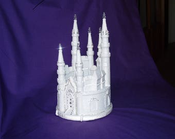 Crystal Castle Cake Topper Decoration
