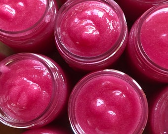 Sugar Lip Scrub | Fruit Punch Exfoliant | Lip Treatment | Soft Lips | Lip Polish | Dry Lips | Gifts for her | Cruelty Free Beauty | Shea