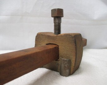2nd vtg carpenter tool, primitive vtg tool, man cave decor, old wooden tool, farm house decor woodworker tool, repurpose upscale garage tool