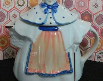 Vintage marked granny ann ceramic teapot